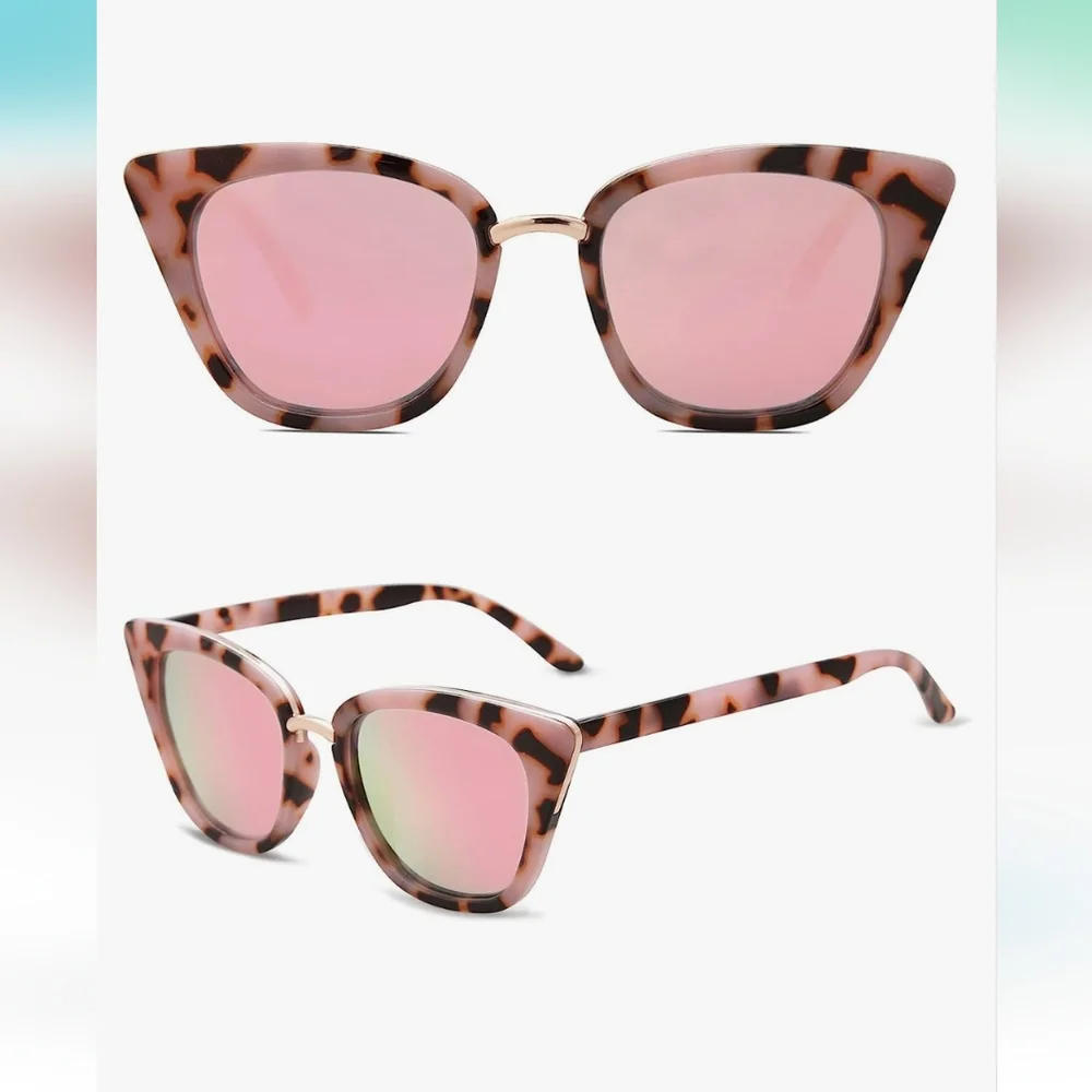 Like new pink tortoise sunglasses